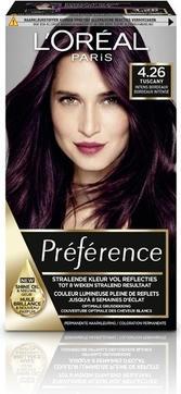 Actual product image L'Oréal Paris Loreal Paris Preference 4.26 Pure Burgundy Hair Color (4.26 Pure Burgundy)