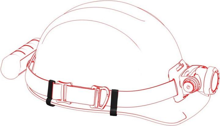 Actual product image Ledlenser Helmet Band Fixing Clips, 4 Pieces