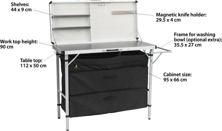 Actual product image Outwell Magante Kitchen Unit