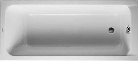 Duravit Rechteckbadewanne Krperformbadewanne D-Code 75 x 170 cm wei glatt 700097000000000 (120 l, 170 cm, 75 cm)