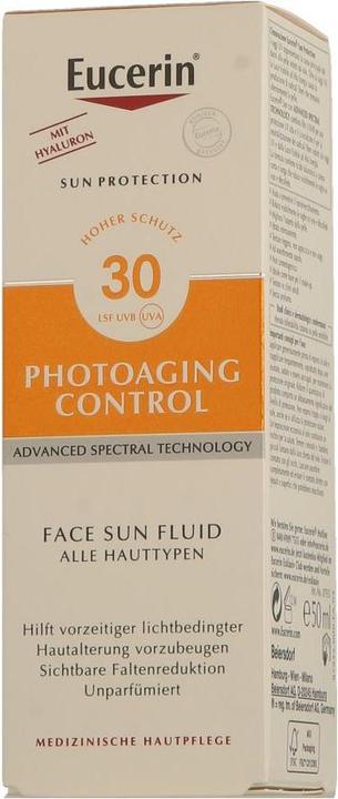 Valori nutrizionali e ingredienti Eucerin SUN Photoaging Control (Crema solare viso, SPF 30, 50 ml, 150 g)