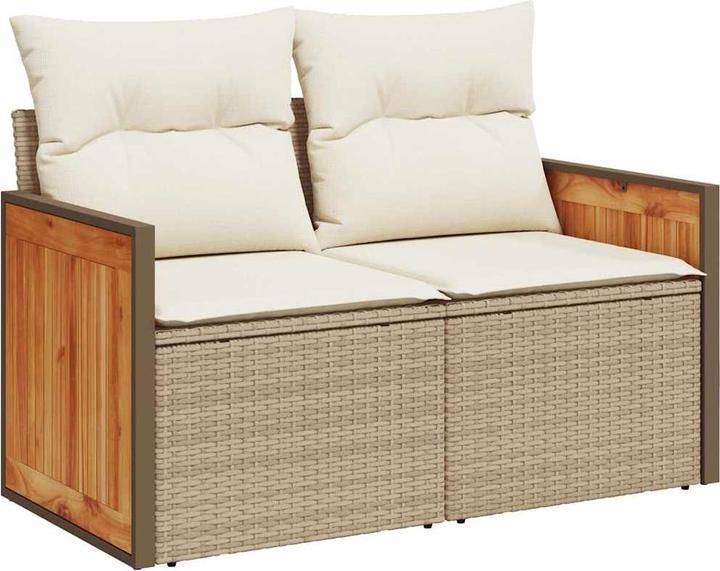 Produktbild VidaXL Gartenmöbel Sofa Garnitur Gartengarnitur Garten Sitzgruppe 7-tlg. Beige