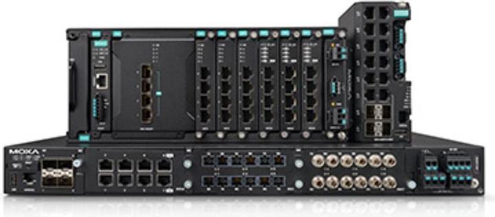 Actual product image Moxa CM-600-3MSC/1TX - Fast Ethernet interface module with 1 10100BaseT(X) port, RJ45 connection and 3