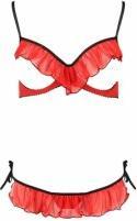 Actual product image Passion Ensemble lingerie seins nus Cherry - - XXL/3XL - Rouge