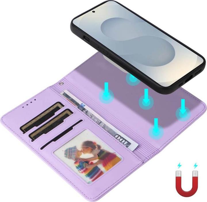 Actual product image Cover-Discount Galaxy S25 Edge - Teilbare Brieftasche 2-in-1 Handyhülle (Samsung Galaxy S25 Edge)