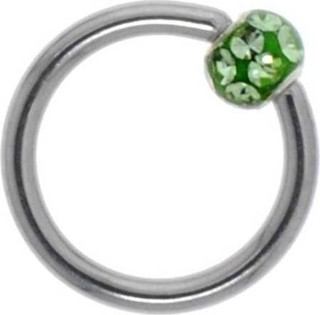 Image du produit Bijouteria Tige piercing (Zircone, Résine époxy, Acier chirurgical 316L)
