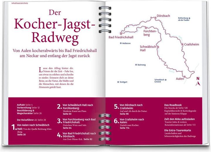 Produktbild RadReiseFührer Kocher-Jagst-Radweg (Deutsch, Julia Bihar, 2022)