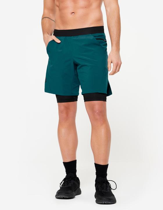 Actual product image Domyos Shorts 2-in-1 men breathable - turquoise (XXL)