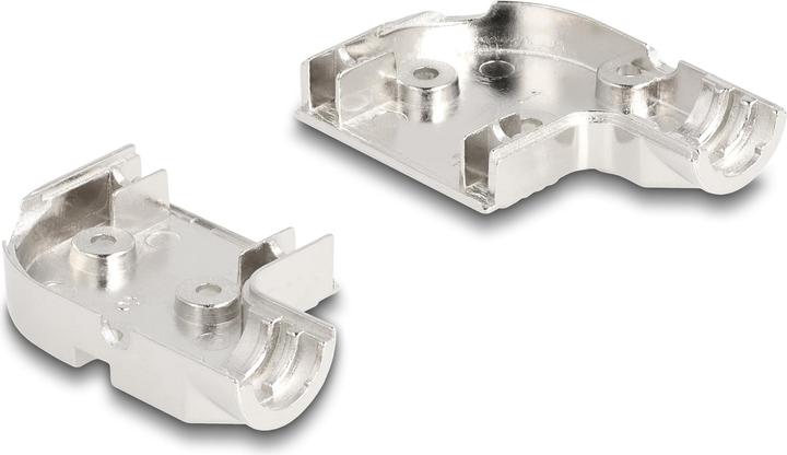 Produktbild Delock D-Sub Gehäuse für 9 Pin Stecker / Buchse 90° gewinkel