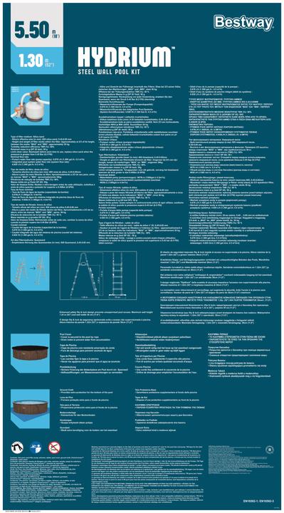 Actual product image Bestway Hydrium (Ø 550 x 130 cm)
