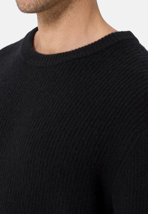 Immagine prodotto Cash-Mere Grobgestrickter Wolle Kaschmir Rundhals Pullover (M)