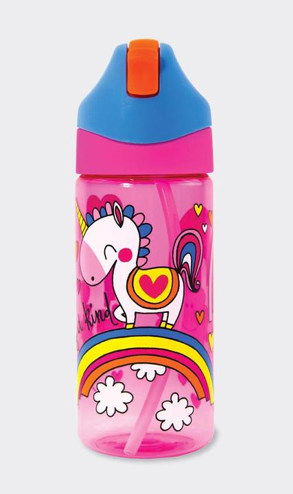 Produktbild Rachel Ellen Trinkflasche Einhorn 350 ml, Blau (0.35 l)