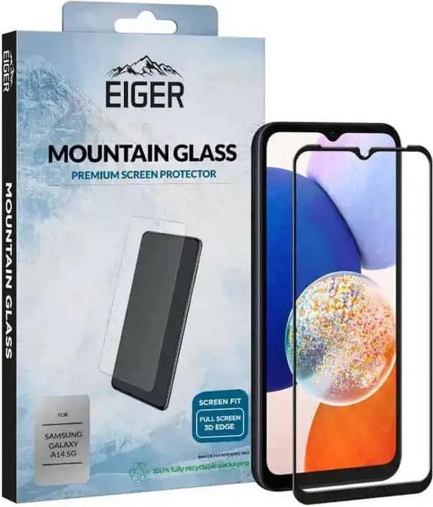 Produktbild Eiger Mountain Glass Clear Edge (1 Stück, Samsung Galaxy A14 5G)
