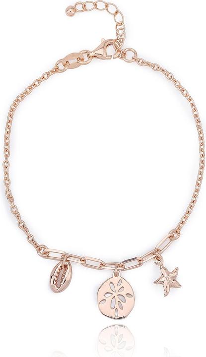 Leyda Fusskette Strand (Silber 925, 26 cm)