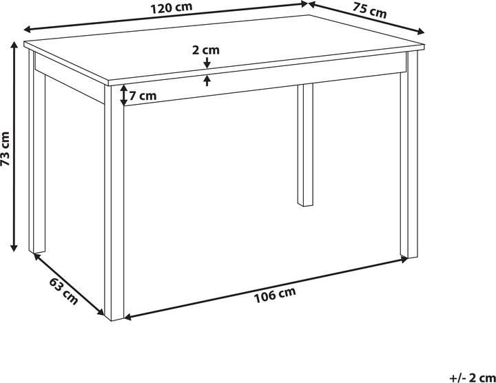 Actual product image Beliani Barlee