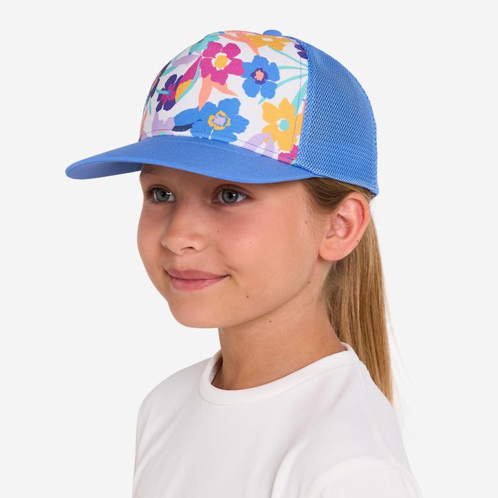 Olaian Cap Surfen Kinder Trucker Azalea blau (53, 55, 56)