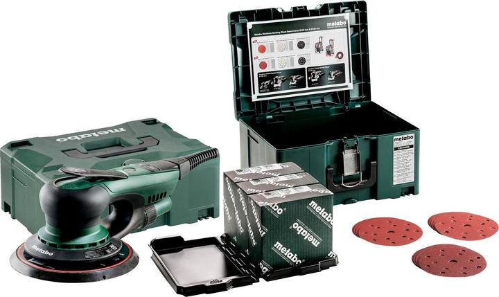 Produktbild Metabo Set SXE 150-2.5 BL + Multihole H+M (Exzenterschleifer, 350 W)