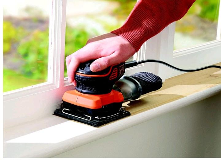 Produktbild Black & Decker & Decker KA450-QS Schwingschleifer 16000 RPM (Schwingschleifer, 220 W)