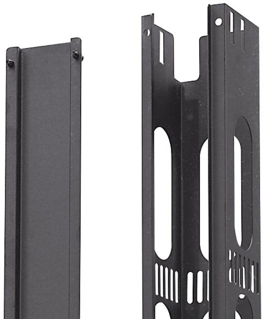Actual product image EFB Elektronik Vertical cable management 42U, 1 pc., RAL9005, for cabinet series PRO, For vertical