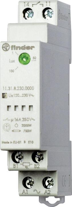 Finder Dämmerungsschalter 1-100Lux 16A 230VAC 11.31.8.230.0000