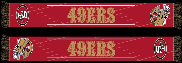 Immagine prodotto Great Branding San Francisco 49ers HD Knitted Jaquard Scarf 145x20cm