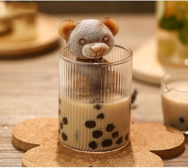 Image du produit MU Style Moule à glaçons en silicone 3D Teddy Bear