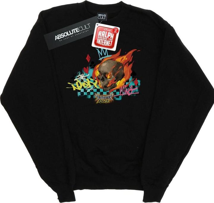 Disney Wreck It Ralph Race Skull Sweatshirt (M)