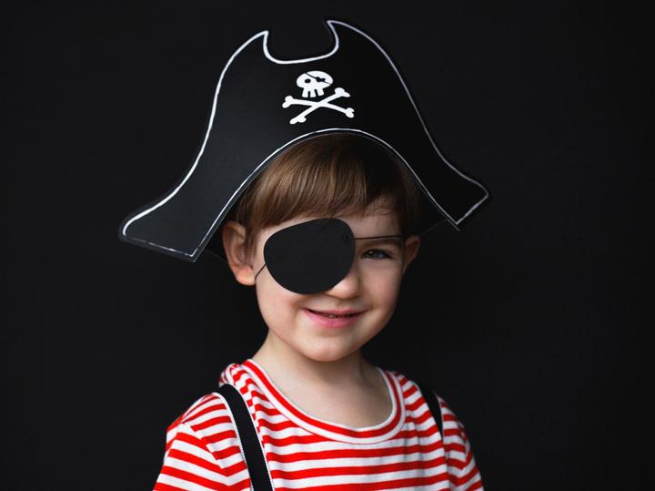 Produktbild Partydeco Piratenhut und Augenklappe