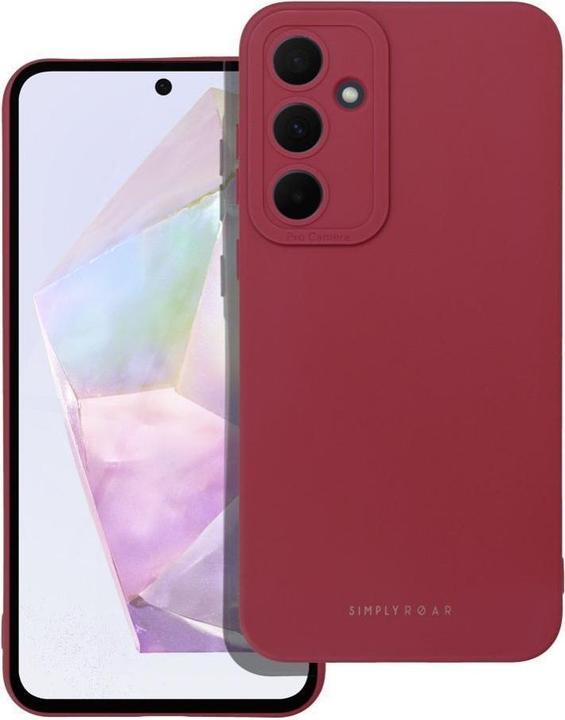 Actual product image Roar Headphone case case LUNA for SAMSUNG A35 5G Red (Samsung Galaxy A35)