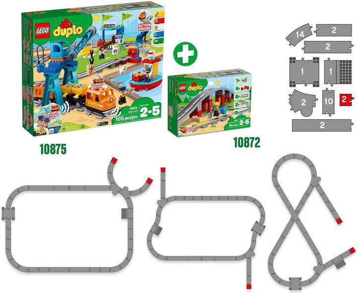 Immagine prodotto LEGO Ponte ferroviario e binari (10872)