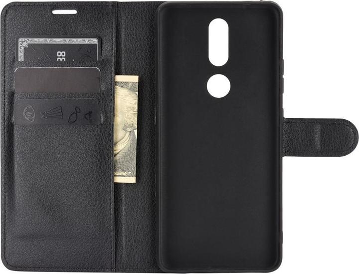 Actual product image Cover-Discount Nokia 2.4 - Leather case cover black (Nokia 2)