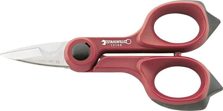 Produktbild Stahlwille Drahtschere Länge 150mm, 2-K Griffe, rot 75270003 (150 mm)