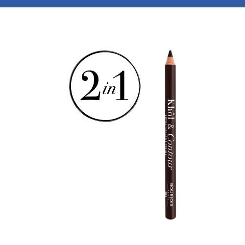 Actual product image Bourjois Khol & Contour (04 Brun-Dépendante)
