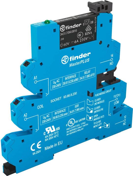 Produktbild Finder Multi-voltage MasterPLUS with push-in