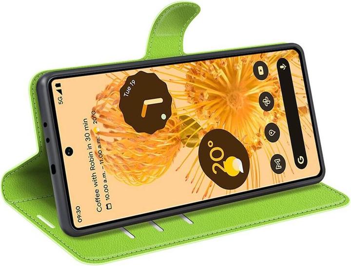 Actual product image Cover-Discount Google Pixel 7 Pro - Leather Case Cover green (Google Pixel 7 Pro)