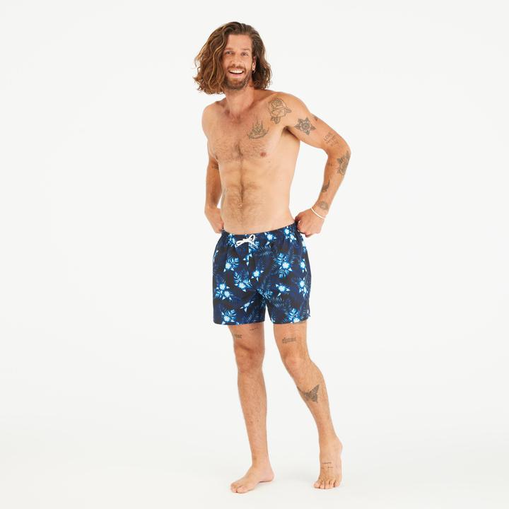 Produktbild Olaian Men’s Swim Shorts Surf 100 15" Short - Hibiscus Black (L)