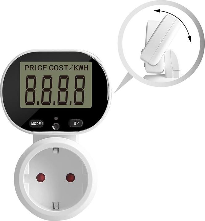 Produktbild Offgridtec Stromzähler für Steckdose mit Dual Tarif Modus 230V 50Hz