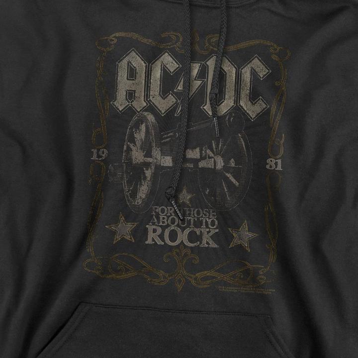 Produktbild AC/DC Rock Label Kapuzenpullover (L)