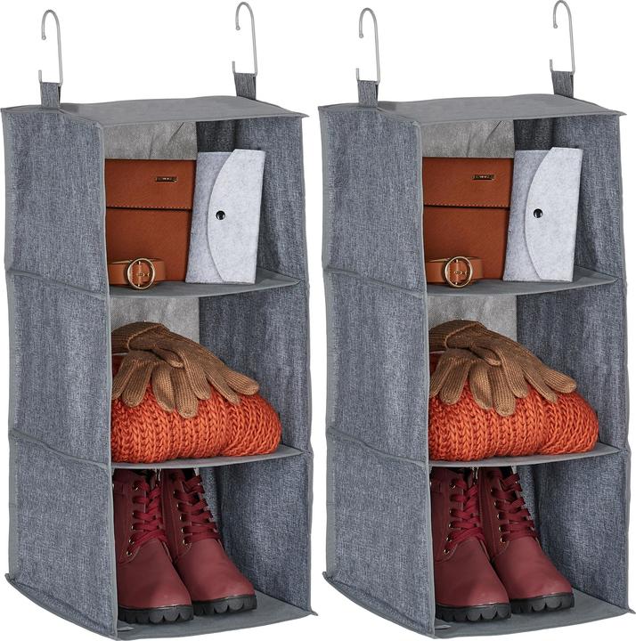 Actual product image Relaxdays hanging-wardrobe-storage (30 x 30 x 73 cm)