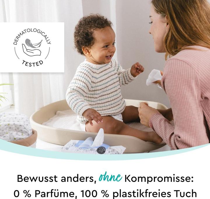 Image du produit Lillydoo Baby-Feuchttücher, plastikfrei & parfümfrei (600 Stück) (600 pièce(s))