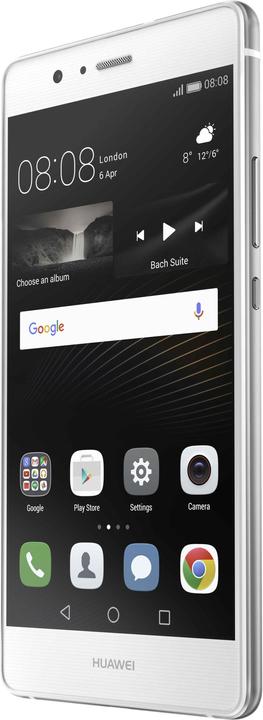 Actual product image Huawei P9 Lite (16 GB, White, 5.20", Hybrid Dual SIM, 13 Mpx, 4G)