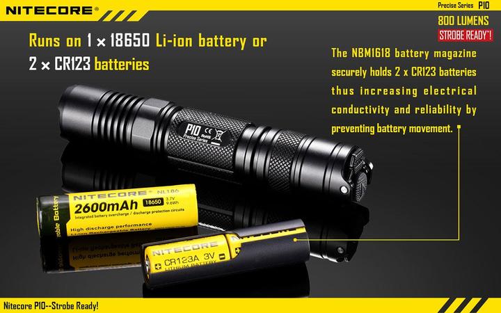 Produktbild Nitecore P10 (13.40 cm, 800 lm)
