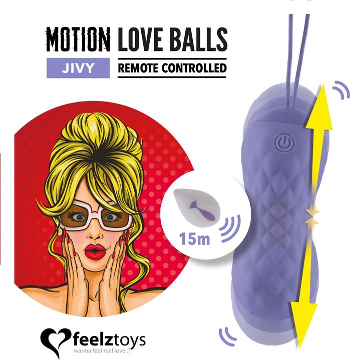 Actual product image FeelzToys Love Balls Jivy