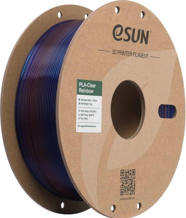 Immagine prodotto eSUN PLA CLEAR 1,75mm TRANSL BLUE PURPLE 1KG (PLA, 1.75 mm, 1000 g, Trasparente)