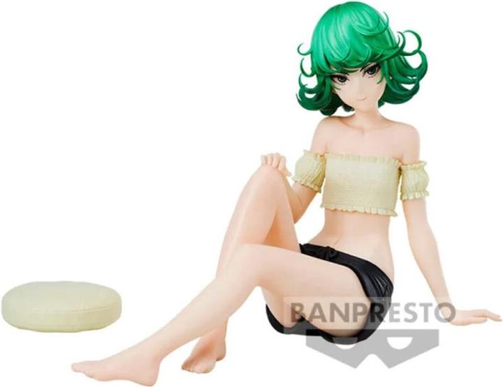 Actual product image Banpresto ONE PUNCH MAN - Terrible Tornado - Figurine Relax Time 10cm