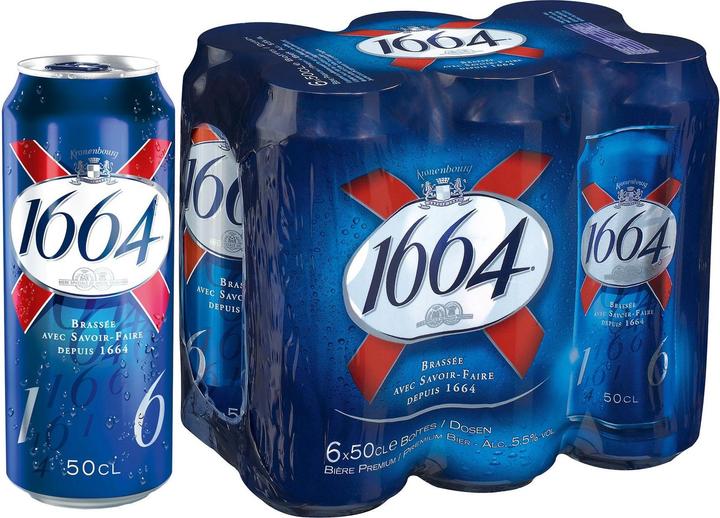 Image du produit Kronenbourg 1664 (6 x 50 cl)