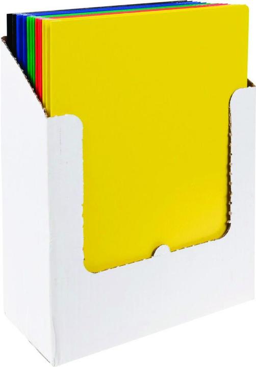 Image du produit Office Products Chemise à tirettes, carton, laqué, a4, 300 g/m2, 3 rabats, couleurs assorties (A4)