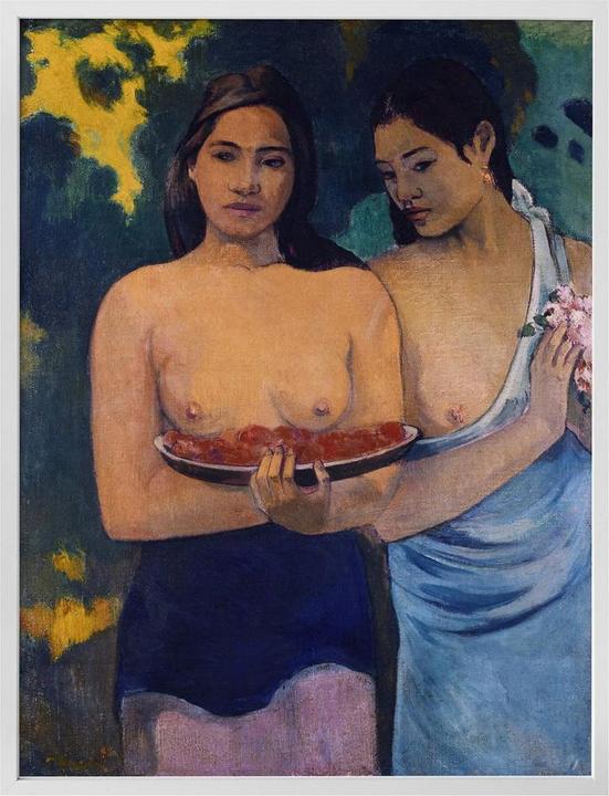 Produktbild Trenddeko Zwei Frauen von Tahiti (24 x 30 cm)