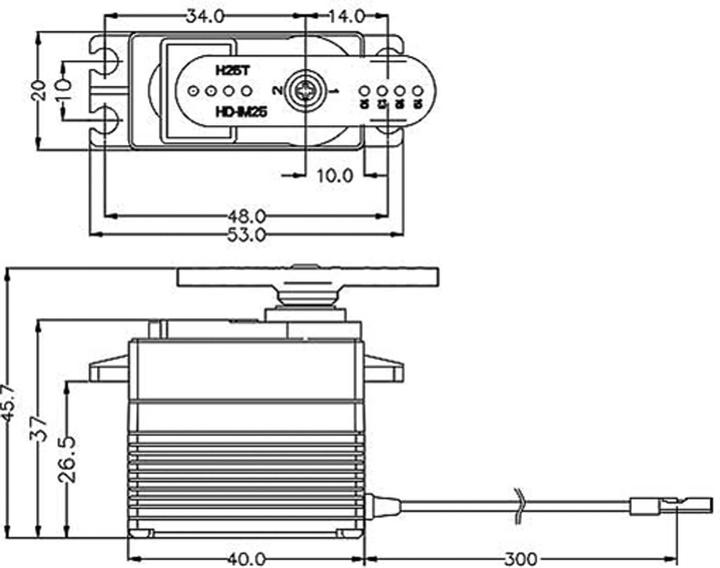 Image du produit Hitec Servo standard D954SW Digital-