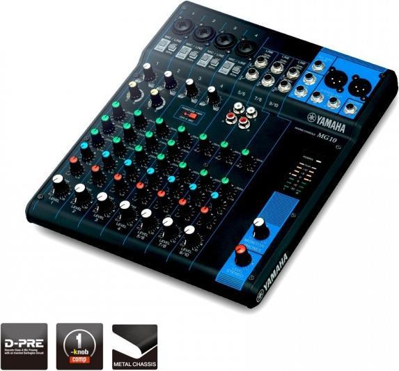 Actual product image Yamaha MG10 (Studio- and Livemixer, Clubmixer)